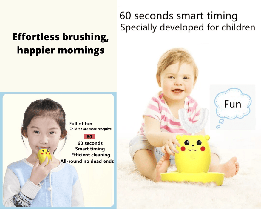 Brosse à dents électrique en silicone Smart Sonic pour enfants