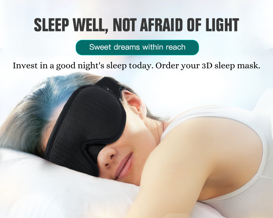 Masque cache lumière pour dormir