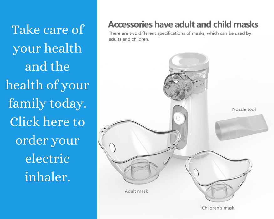 Inhalateur Aérosol  Portable/Silencieux pour enfant et adulte Malade