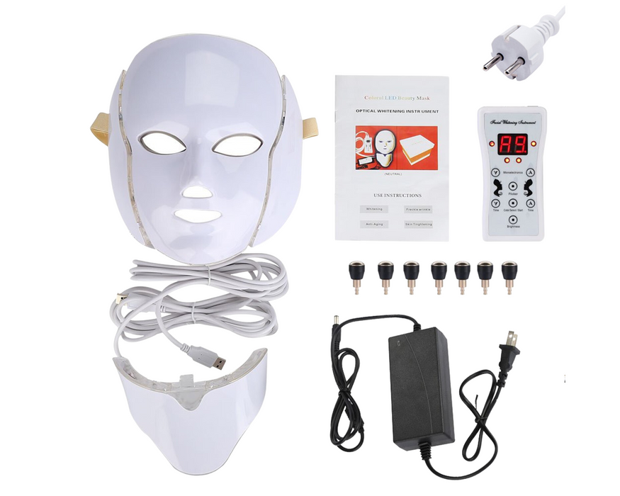 Masque Luminothérapie LED : Rajeunissement et Traitement Anti-Acné à Domicile